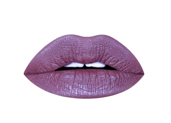 Aromi Metallic Liquid Lipstick | Long-lasting, Waterproof Lip Color with Shimmery Finish, Vegan, Cruelty-free, Gluten and Paraben Free, Made in USA, Handmade (Vulgar Violet)