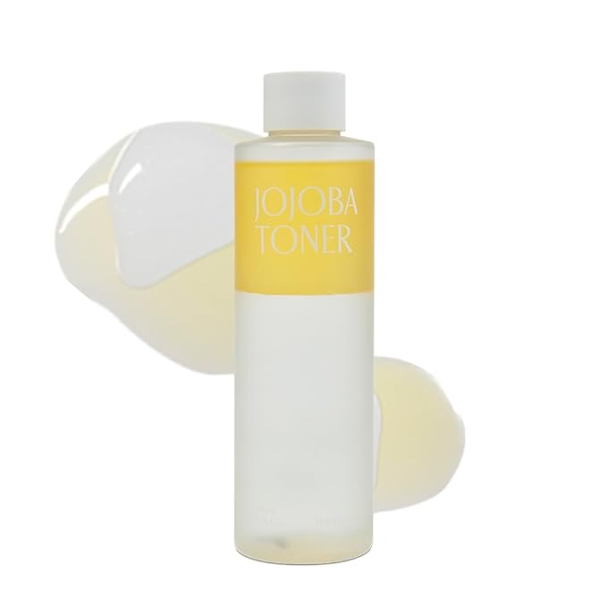 PINKWONDER USDA Organic 100% pure Jojoba oil toner | Hydrating Essence for Skincare | Korean Facial Toner with Jojoba Oil & Wild Strawberry Leaf Extract (6.76oz)