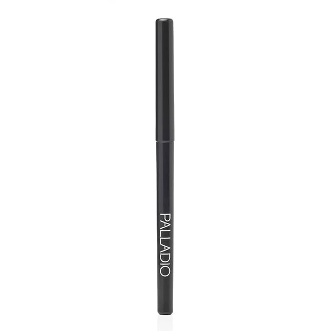 Palladio Retractable Waterproof Eyeliner, Richly Pigmented Color and Creamy, Slip Twist Up Pencil Eye Liner, Smudge Proof Long Lasting Application, All Day Wear, No Sharpener Required, Smokey