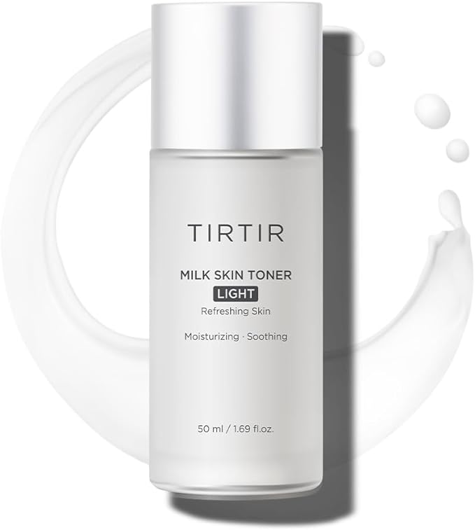 TIRTIR Milk Skin Toner Light | Instant Hydration with 4% Niacinamide, Pore-Tightening, Vegan Toner for Acne-Prone, Sensitive & Oily Skin, Fungal Acne Safe, Panthenol, Allantoin, Vitamin B