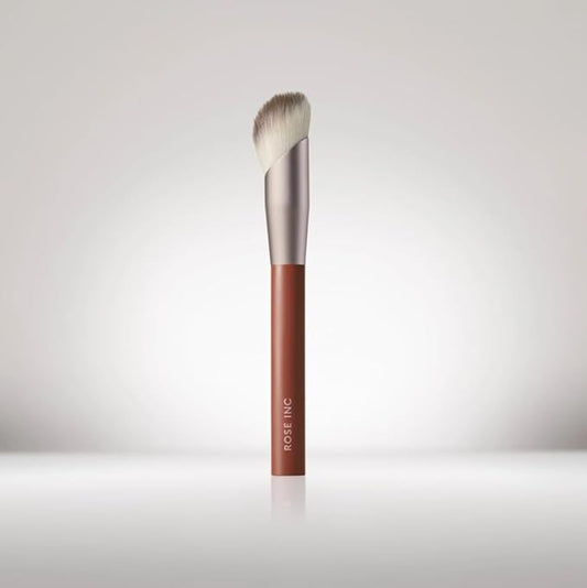 Rose Inc Number 2 Angled Blush Brush - Vegan & Sustainable Makeup Brush for Precise Application