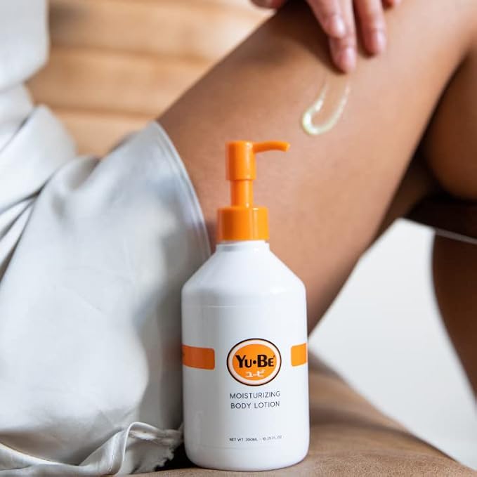 Yu-Be Hand & Body Lotion Deeply Hydrating Moisturizer Pump Bottle (Trio) for Extra-Dry Skin - Day & Night Daily Moisturizing Skin Cream | Good For Cracked Heels I Non-Greasy - 10.25 Fl. Oz. (3 pcs)