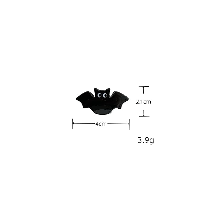 12 Pcs Halloween Hair Claw Clips,Cute Pumpkin、Ghost、Bat、Spiderweb and Hat Designs Halloween Hair Claws Strong Hold Jaw Clip Mini Hair Clips for Women Girls Hair Accessories