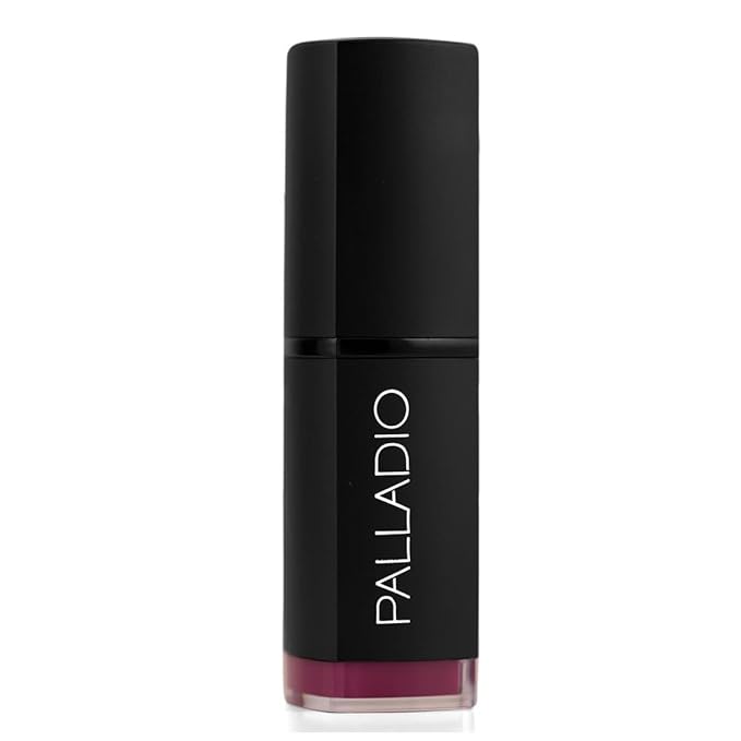Palladio Herbal Matte Lipstick, Creamy and Full Coverage Long Lasting Matte Lipstick, Magnificent Magenta