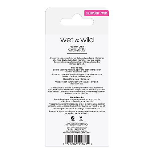 Wet n Wild High On Lash Eyelash Curler with Comfort Grip (Pack of 2)