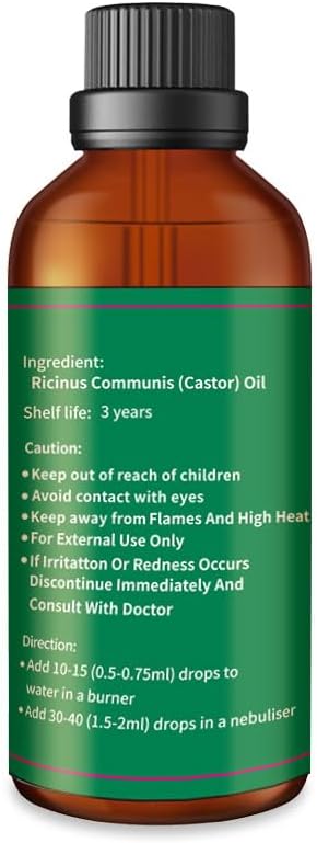 yethious Castor Oil Organic Cold Pressed Unrefined Growth for Eyelashes, Eyebrows, Hair. Skin Moisturizer & Hair Treatment Starter Kit