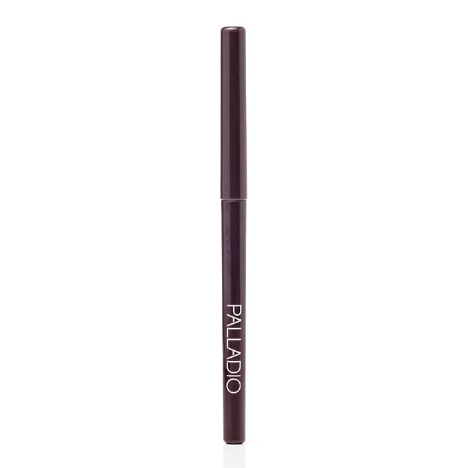 Palladio Retractable Waterproof Eyeliner, Eggplant, Creamy, Slip Twist Up Pencil Eye Liner, Smudge Proof Long Lasting Application, No Sharpener Required