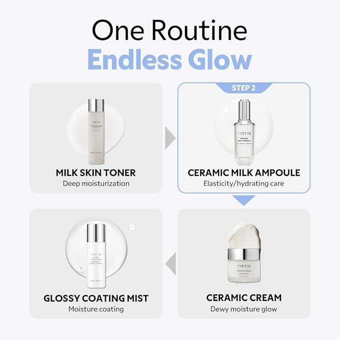 TIRTIR Ceramic Milk Ampoule (0.33 Fl Oz)