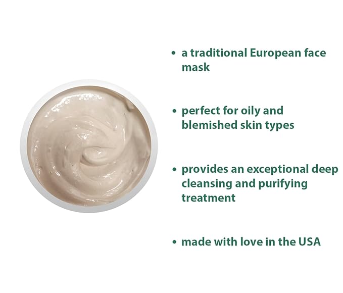 Raya Blemish Control Masque (709) | European Facial Treatment Mask for Oily and Break-Out Skin | Helps Calm Inflammations and Minimize Pores