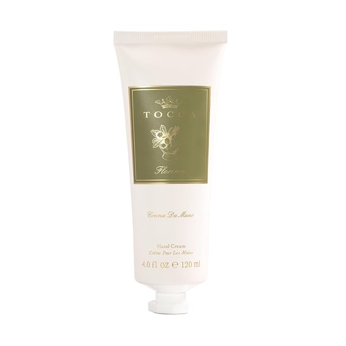 Tocca Crema de Mano Luxe, Florence Hand Cream, 4 oz - Bergamot, Pear, Gardenia - Moisturizing, Quick Absorbing