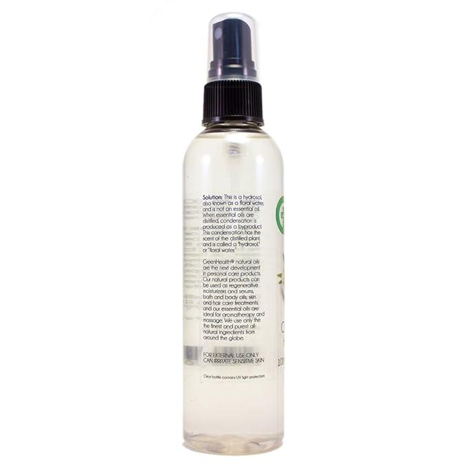Chamomile Hydrosol (Floral Water) - 4 fl oz Plastic Bottle w/Black Spray Cap