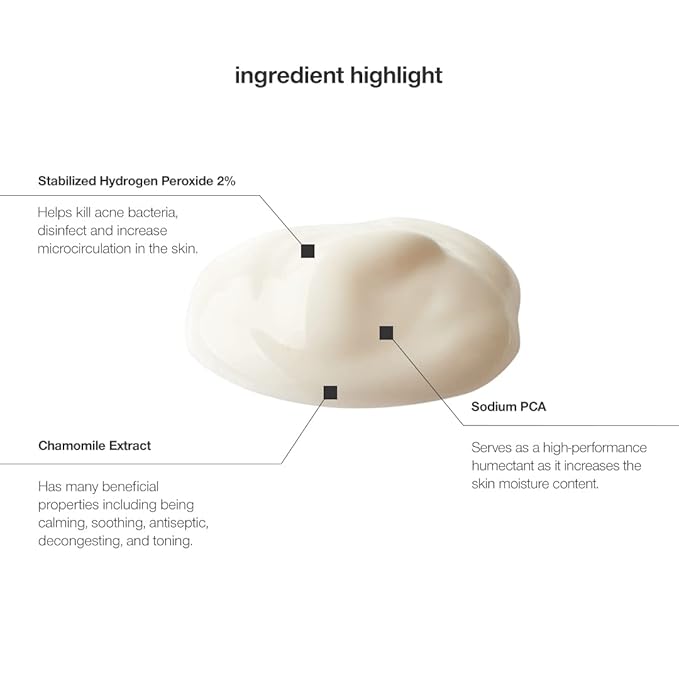 CONTROL CORRECTIVE SKIN CARE SYSTEMS O2 Med, 1.7 oz - Oxygen Emulsion & Hydrogen Peroxide, Moisturizing, Evens Complexion, Restore Youthful Skin, Reduces Breakouts