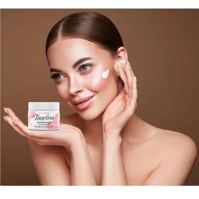 Zenrenu Anti Aging Moisturzer Face & Body Cream for Women - Reishi, Chaga, Cordyceps, Lion’s Mane Botanical Extracts & 8 Essential Oils for Silky Timeless Radiant Skin Tighening & Repair 3.4 oz