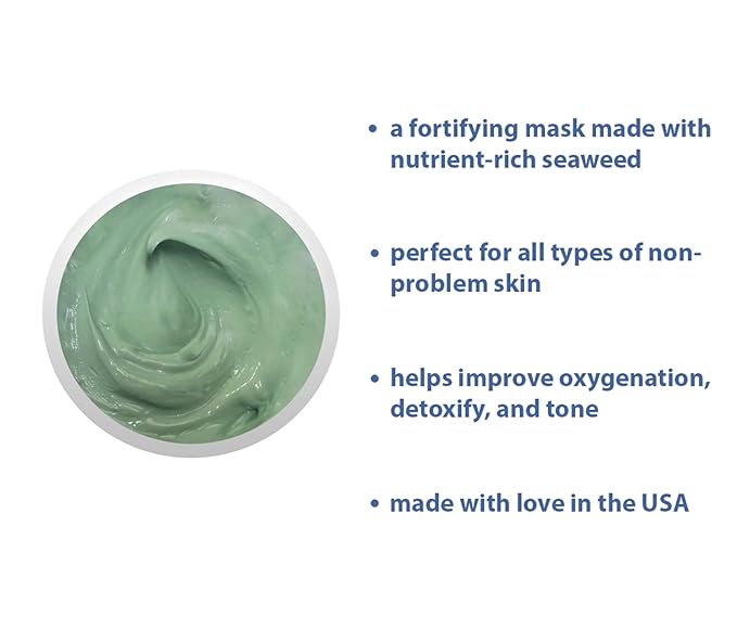 Raya Seaweed Masque (609) | Hydrating and Fortifying Facial Treatment Mask for All Non-Problem Skin | Made with Vitamins and Minerals