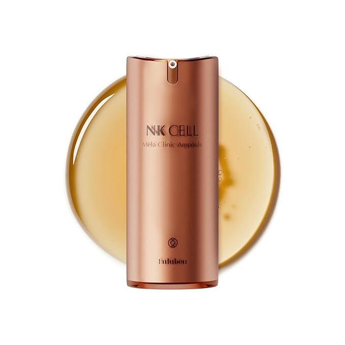 Mela Clinic Ampoule with NK Cell Technology, Skin Tone Care Serum with Tranexamic Acid, Glutathione & Bisabolol, 0.5 fl oz