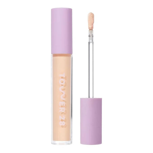 Tower 28 Beauty Swipe Serum Concealer - Hydrating Buildable Medium-Coverage Concealer with Skincare Benefits for Sensitive Skin - Shade 5.0 EP, Light with Neutral Undertones, 0.22 Fl Oz