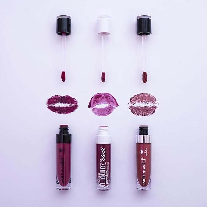 wet n wild Megalast Catsuit Matte Liquid Lipstick, Red Berry Recognize | Lip Color Makeup | Moisturizing | Creamy | Smudge Proof