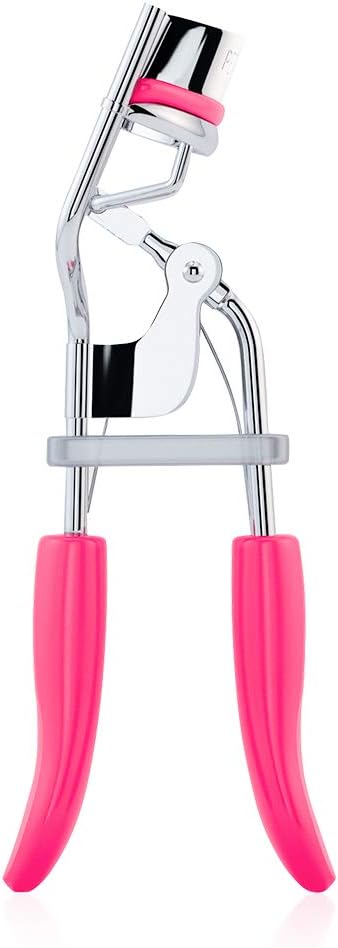 Silicone Eyelash Curler with Refill Pads & Satin Pouch Designed for No Pinching or Pulling and Perfect for Those with Straight Flat Lashes Wanting Dramatic Long Lasting Seamless Curls