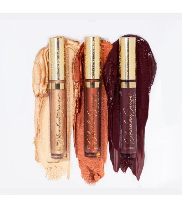 ShadowSense EyeShadow, Burgundy, 0.14 Oz, Matte Cream to Powder Eyeshadow, Long-Lasting, Anti-Aging, Waterproof, Smudge-Proof Formula for Flawless All-Day Wear