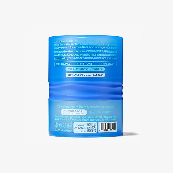 Vitamasques Barrier Cream Hydrating Moisturizer for Face – Korean Skin Barrier Repair Cream with Ceramides & Panthenol, Nourishing Korean Skincare for Smooth & Healthy Complexion, 1.69 fl oz