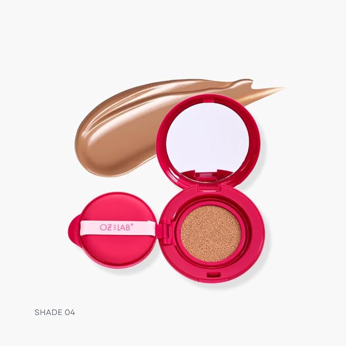 Beauty Pillow Pod Cushion Foundation Sand – Natural Matte Finish, Buildable Coverage, Paraben-Free, Portable Compact with Mirror and Puff,0.42 OZ /12G,pack of 1