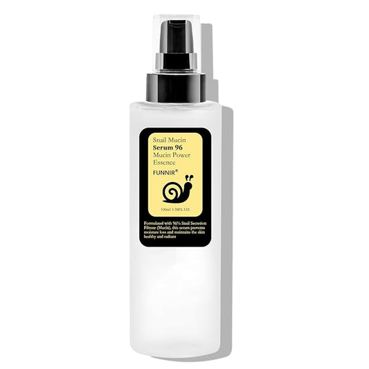 Snail Mucin 96% Essence 100ml, Hydrating Serum for Face with Snail Secretion Filtrate for Dull Skin, Skin care products for All Skin Types