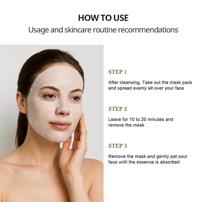 KOSBEAUTY NACIFIC Face Masks Skincare Korean – Premium 10-Sheet Variety Pack for Ultimate Skin Nourishment – Hyaluronic Acid, Ceramide & Vitamin-Infused for All Skin Types