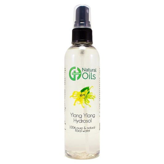 Ylang Ylang Hydrosol - 4 fl oz Plastic Bottle w/Black Spray Cap - 100% natural - GreenHealth