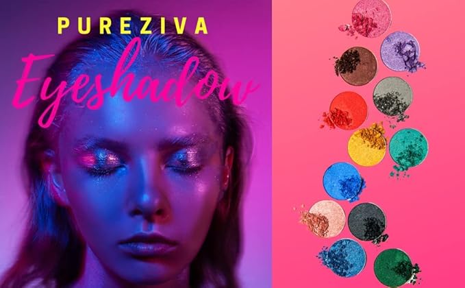 Tropical Classic Blue Shimmering Pressed Powder Single Vegan Eyeshadow; Talc, Paraben & Cruelty Free