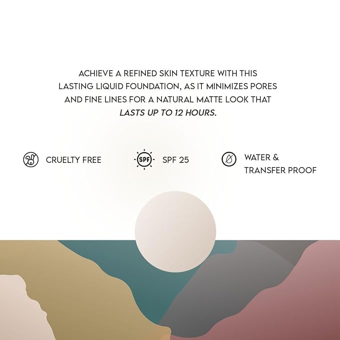 Invisible Foundation for Men – Medium-Coverage, Lightweight & Hydrating | Natural Look Makeup | Oil Control & Sweat-Resistant | 4 Shades | Golden Bronze