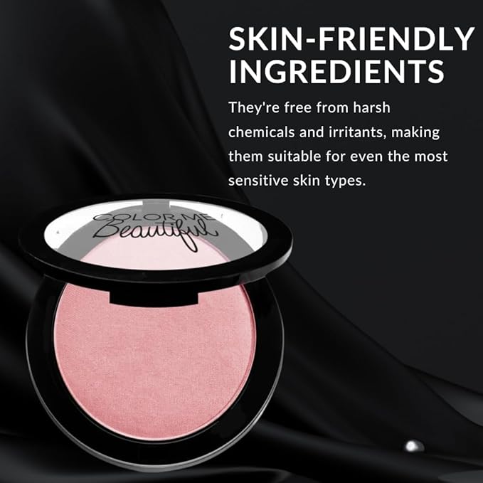 Color Pro Blush by Color Me Beautiful, Pressed Powder Blush with Buildable Coverage, Complexion Enhancing Makeup