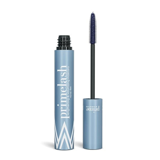 Prime Prometics PrimeLash Mascara for Older Women – Volumizing, Incredible Length in 2 Coats – Long-Stay, Zero Clumps, Hypoallergenic (Blue)