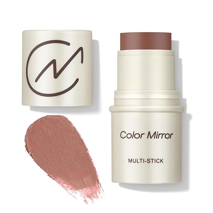 Multi-Use Makeup Stick - Blush, Lipstick, Eyeshadow & Highlighter For All Skin, Buildable Color, Long-Lasting, Lightweight, Natural Soft Finish(51 Chestnut Matte), 0.158 oz