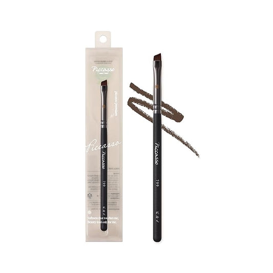 Piccasso 799 Edge Eyeliner Brush – Angled Eyeliner Brush for Gel, Liquid, and Cream, Sharp Precision for Winged Liner and Eye Makeup, Professional Facial Brush and Eyebrow Tool by K-Beauty Brand