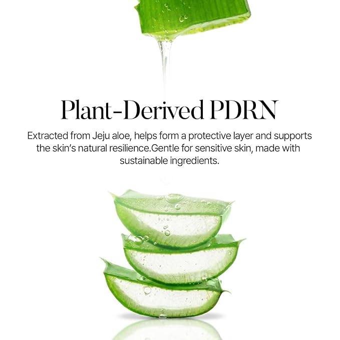 shaishaishai ALOE PDRN Cooling Repair Ampoule, 10% Vegan Collagen, 10 Types Hyaluronic Acid, Cooling Hydration & Soothing, Glow Serum, Korean Skincare, 1.69 Fl Oz