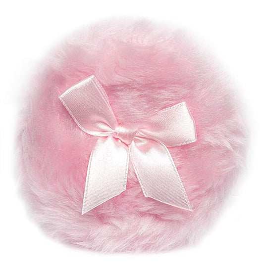Diane Pink Powder Puff for Makeup Application, Soft, Skin-Friendly Puffs for Pressed Powders, Setting Powders, Body Powders, and Compacts