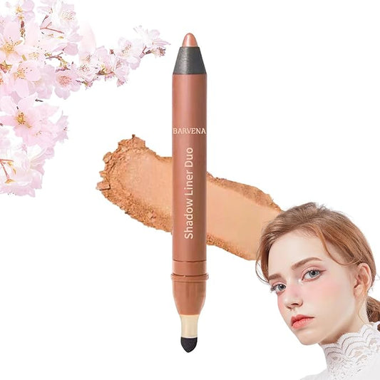 Shinalify Eyeshadow, Shadow Liner 2-in-1 Eyeliner & Eyeshadow, Silky Application, Highlighter Matte Crayon Eyeliner Pen, Easy to Apply, Creating Natural Eye Makeup (03)