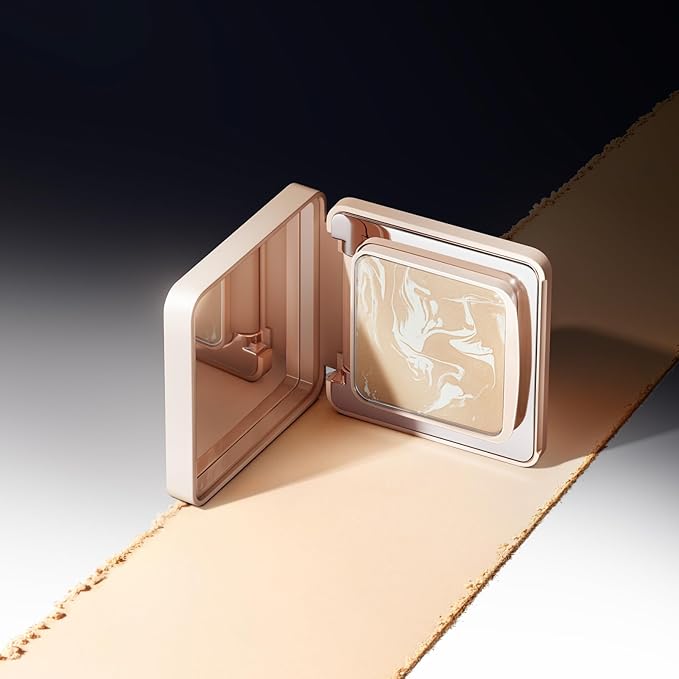 2.0 Black Magnet Soft Focus Powder, Waterproof Translucent Pressed Setting Powder, 24H Longlasting Talc-Free Face Powder, Oil Control Compact Makeup,04 Light Beige For Dry&Com Skin, 0.28Oz