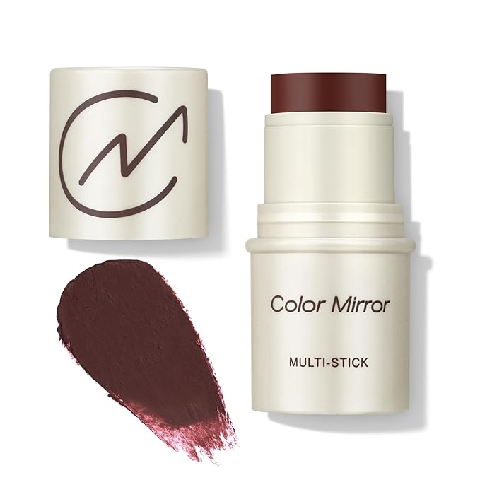 Multi-Use Makeup Stick - Blush, Lipstick, Eyeshadow & Highlighter For All Skin, Buildable Color, Long-Lasting, Lightweight, Natural Soft Finish(34 Grape Matte), 0.158 oz