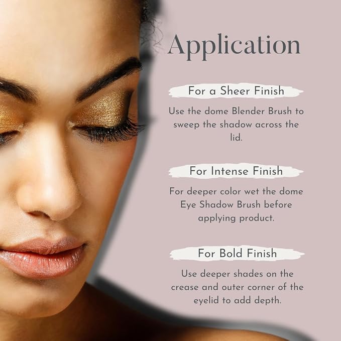 dome BEAUTY Diamond Eye Shadow - Vegan, Cruelty-Free Shimmer Eyeshadow, Easy-to-Blend Long-Lasting Eye Makeup, Paraben-Free, Sulfate-Free, Natural Metallic Eyeshadow - Iced Amethyst .07 oz