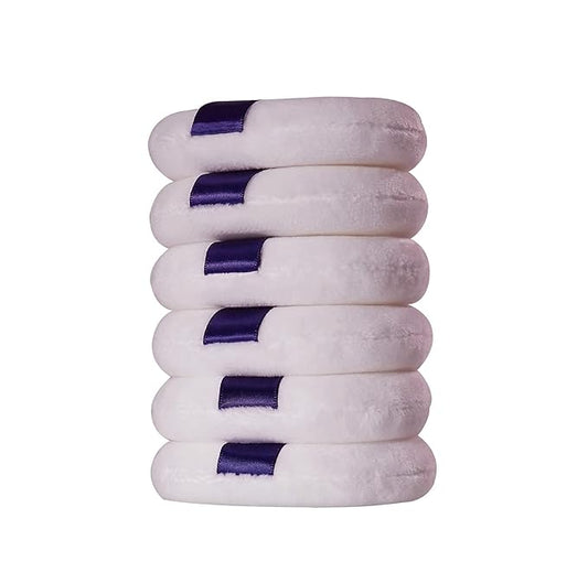 Powder Puff - 3.15 Inch Ultra Soft Washable Velour Makeup Powder Puffs for Face Powder, Setting powder, Body powder, Loose Powder, Other powders