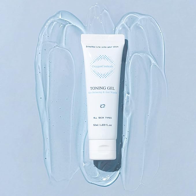 OxygenCeuticals Toning Gel – Premium Hydrating Gel Toner with Centella & Licorice Root Extracts, Adenosine Anti-Wrinkle, Soothing Care for Dry & Sensitive Post-Treatment Skin. 6.67 fl.oz (200ml)