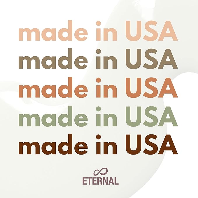 Eternal Nail Polish Set for Women (SAFARI) - Nail Polish Set for Girls - Long Lasting & Quick Dry Natural Nail Polish Kit for Home DIY Manicure & Pedicure - Made in USA, 13.5mL (Set of 5)