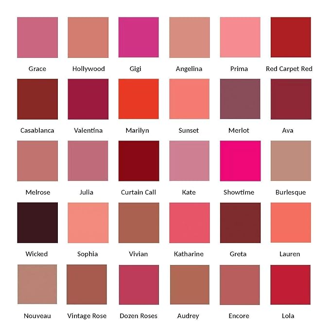 Jolie Luxury Matte Lipstick - Hydrating Creamy Formula, Paraben Free (Burlesque)