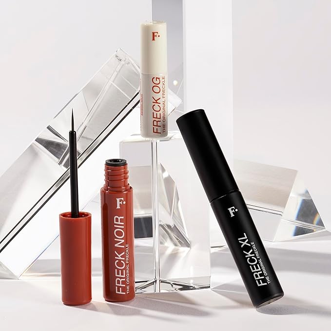 Freck Beauty, The Original Freckle Pen, NOIR – Natural-Looking, Buildable and Long-Lasting Faux Freckles with Clean, Vegan Formula, All Skin Tones, NOIR - (Medium/Dark)