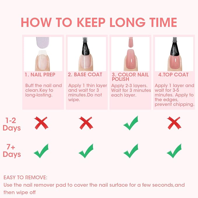 GELLEN Clear Nail Polish Base Coat Sheer Tinted Milky White, Natural Color Regular Nail Polish, Calcium Formula Strengthens Nails, Enhances Nails Natural Look, Quick Air Dry, Hema Free, Non-toxic