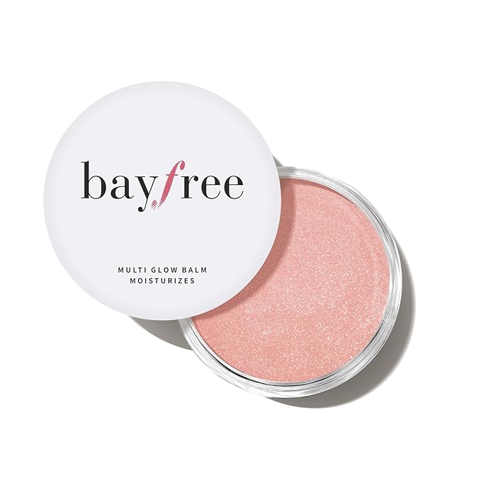 bayfree Multi Glow Balm, Cream Blush for Cheeks, Blush Balm Face Makeup, Radiant Finish, Hydrating, Creamy, Lightweight & Blendable Color, Face Makeup, 0.63 Oz (Romantic Tulips)