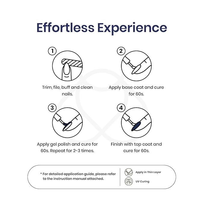 Beetles Blue Gel Polish Set, 6 Colors Glitter Dark Blue Sliver Gel Nail Polish Nail Art Design for Manicure Lovers DIY at Home