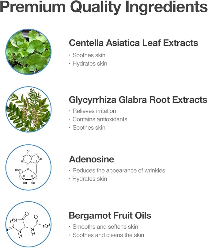 OxygenCeuticals Toning Gel – Premium Hydrating Gel Toner with Centella & Licorice Root Extracts, Adenosine Anti-Wrinkle, Soothing Care for Dry & Sensitive Post-Treatment Skin. 1.69 fl.oz (50ml)