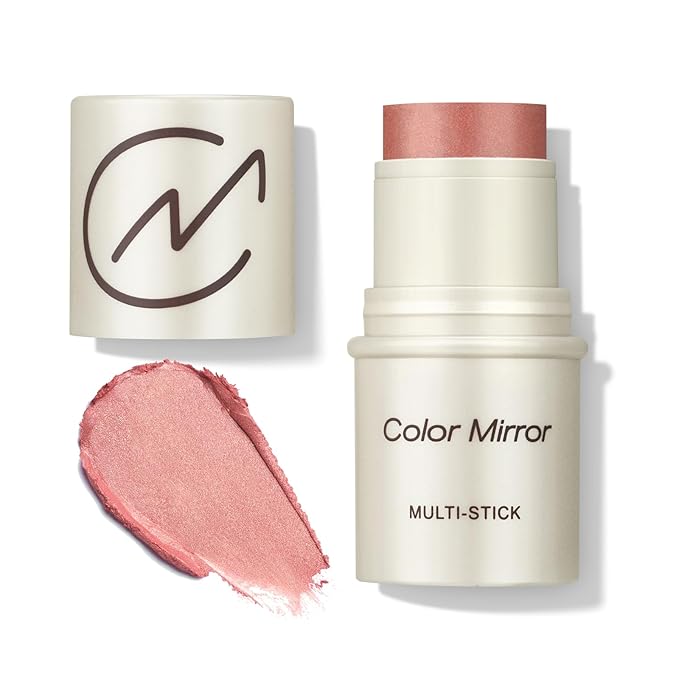 Multi-Use Makeup Stick - Blush, Lipstick, Eyeshadow & Highlighter For All Skin, Buildable Color, Long-Lasting, Lightweight, Natural Soft Finish(03 Tulip Shimmer), 0.158 oz